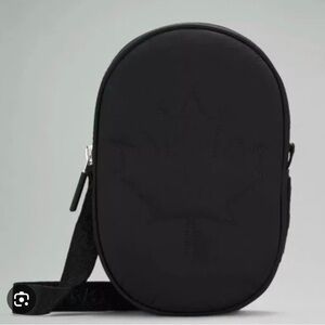 Lululemon Black Maple Leaf Crossbody Bag